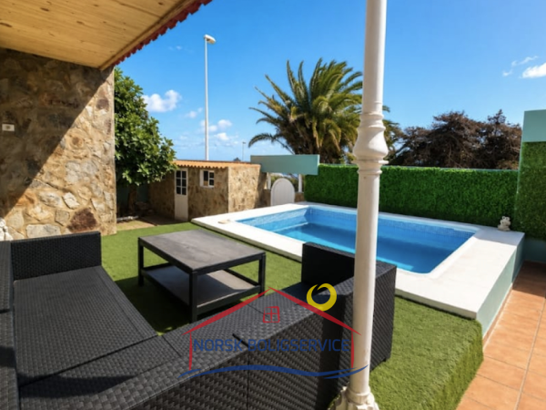 Se alquila vivienda independiente con amplio exterior y piscina en Telde, Gran Canaria